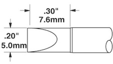 Solder Tip, Smart Heat PowerTips, STTC-1173PMetcal  